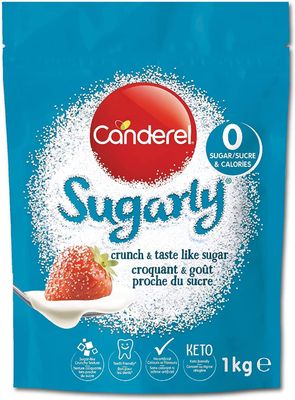 Canderel Sugarly Sweetener 1kg - Zero Calorie, Keto Friendly Sugar Alternative Value Pack - Equivalent to 2kg