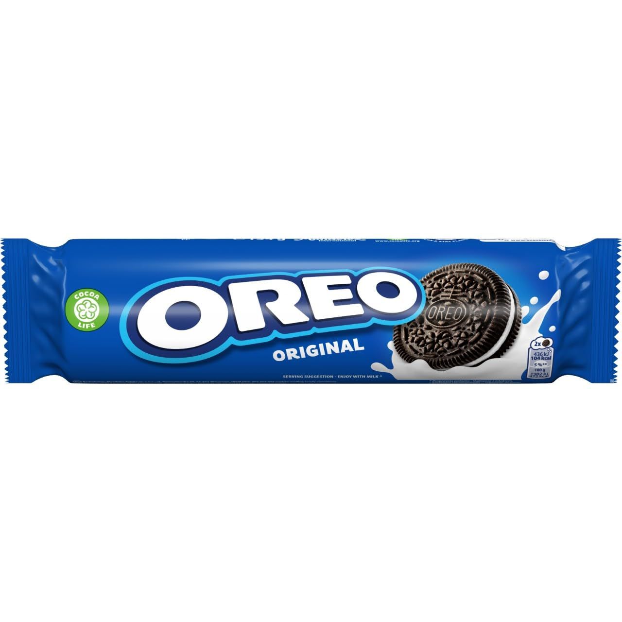 OREO Original Cocoa Sandwich Cookies, 154 g (Pack of 1)
