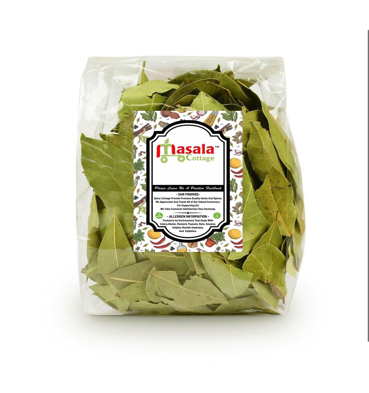 Dried Bay Leaves, Premium Quality By Masala Cottage 10g-1900g (50, Grams)