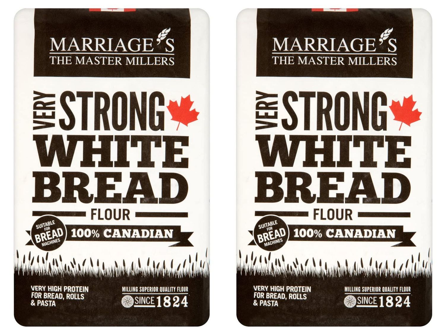 Marriage's Very Strong Canadian White Flour 1.5kg - Pack of 2