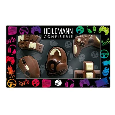 Heilemann chocolate figures theme pack, gift pack fine milk, 100 g (Gaming)