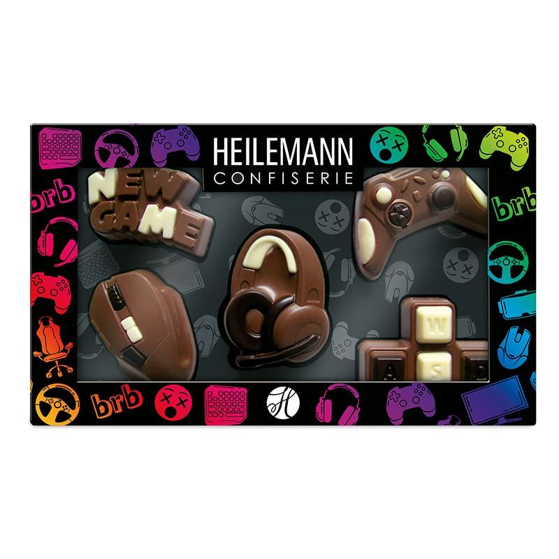 Heilemann chocolate figures theme pack, gift pack fine milk, 100 g (Gaming)
