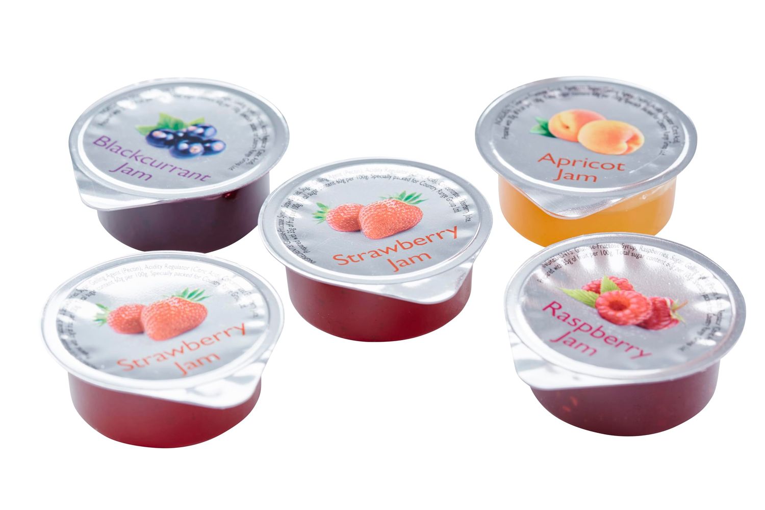 Country Range Assorted Jam Portions - 1x100x20g