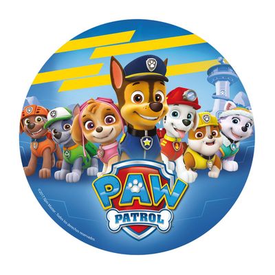 Dekora for PAW Patrol Fans Round 20cm 8 inch Edible Wafer Cake Topper. Licensed Product. Dekora.