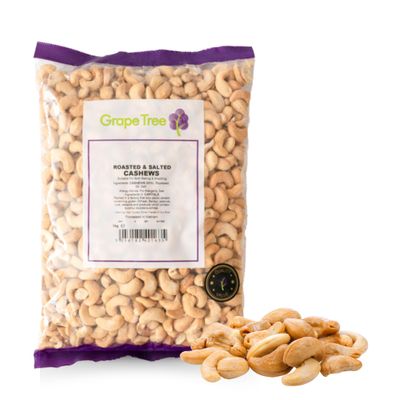 Grape Tree Roasted Salted Cashews 1kg