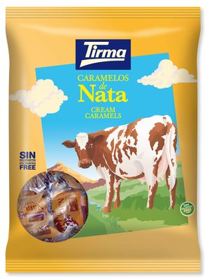 Tirma Cream Caramel Candy 125g Chewy Sweets Gluten Free Vegetarian Candy Non GMO Multipack
