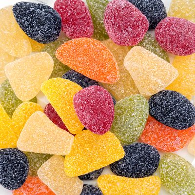 Somwell - Fruit Jellies 500g - Classic Traditional British Sweets - Chewy Fruit Flavoured - Jelly Retro Candy for Assorted Pick & Mix and Parties - Suitable for Vegetarians