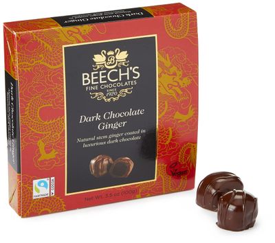 Beech's Dark Chocolate Ginger 100g