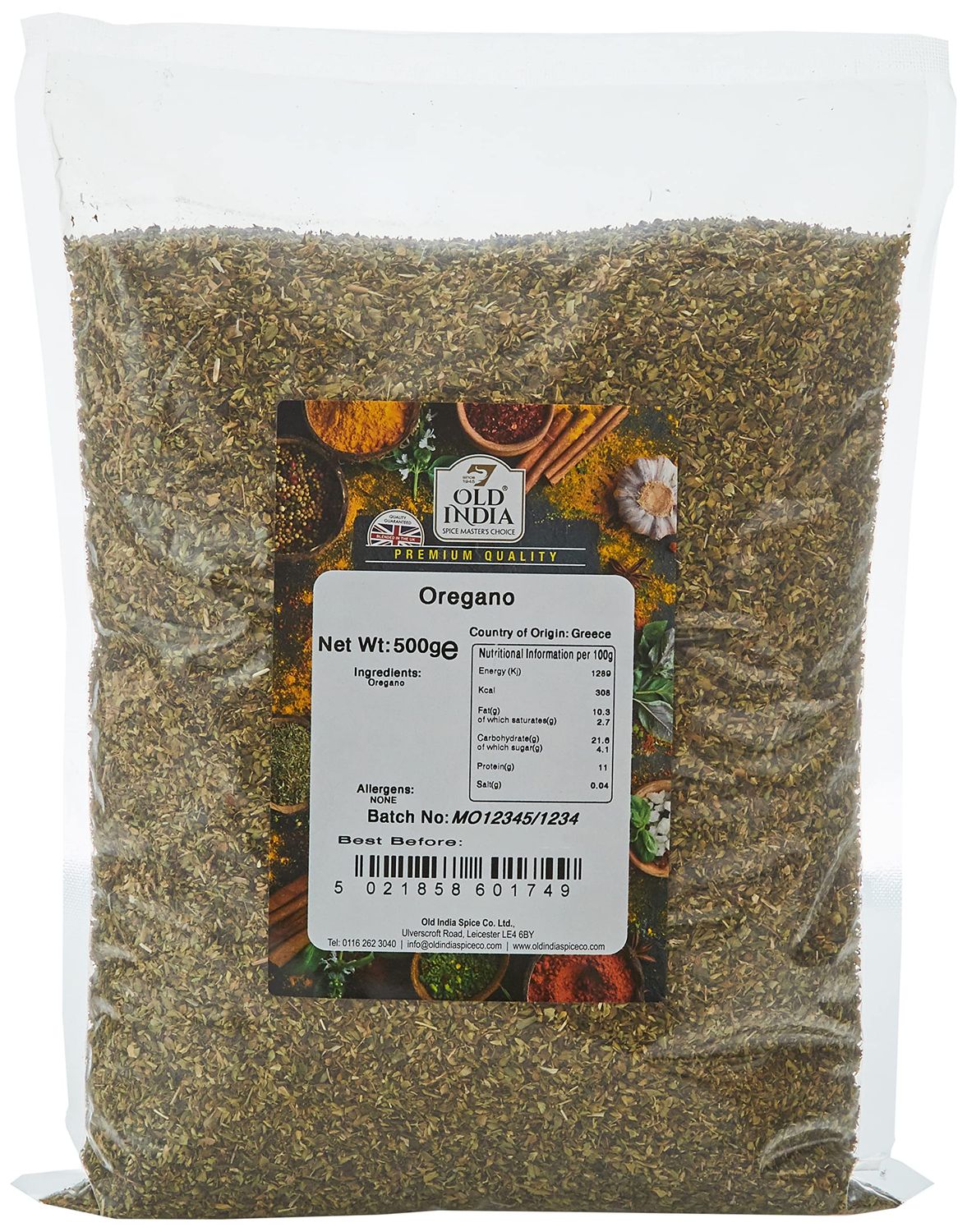 Old India Oregano 500g