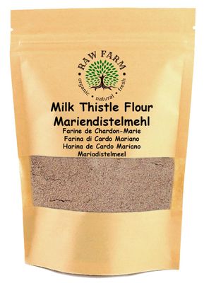 Raw Farm - Milk Thistle Seed Flour, Cold-Milled, Non-GMO, Gluten-Free, Low in fat 1 kg