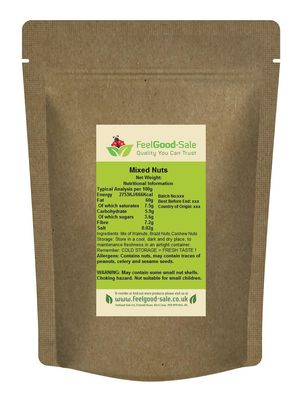 1kg Premium Fresh Mixed Nuts (Walnuts, Cashews, Brazil Nuts) (1kg)