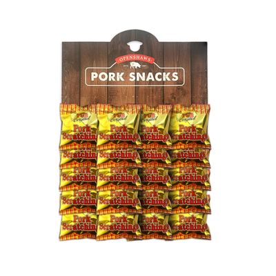 Pub Original - Salted Pork Scratchings - High Protein Snacks - Low Carb, Keto Friendly, Traditional British Snack - Pub Card of 20 x 16 g Bags Pub Original - Salted Pork Scratchings - High Protein Snacks - Low Carb, Keto Friendly, Traditional British Snack - Pub Card of 20 x 16 g Bags
