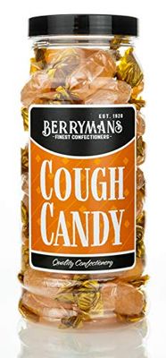 Original Cough Candy Retro Boiled Sweets Gift Jar By Berrymans Sweet Shop - Classic Sweets, Traditional Taste.