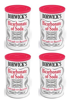 Borwicks Bicarbonate of Soda 4 x 100gm
