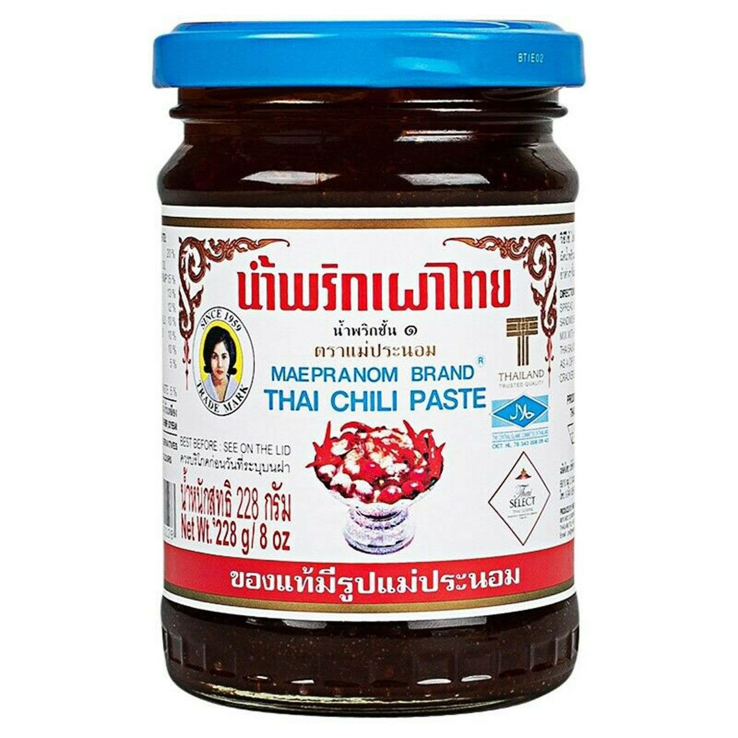 Maepranom Thai Chili Paste (namprik pao) 228g