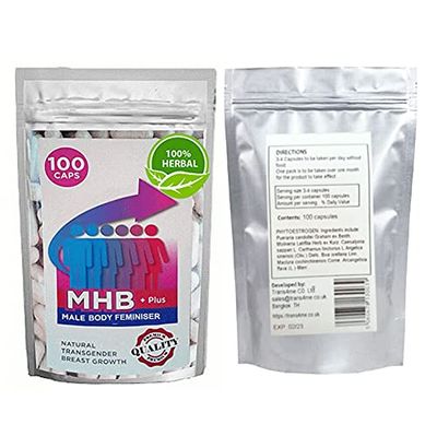 MHB Transgender Breast Growth Feminiser PhytoEstrogen Testo Blocker