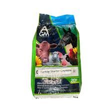 AGM Medicated Turkey Starter Crumble - 20kg