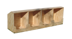 IO Chicken Layer Box - Quad Bay, Timber