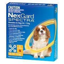 NEXGARD SPECTRA 3.6-7.5kg Yellow - 6 pack