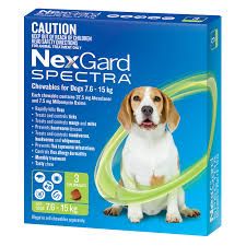 NEXGARD SPECTRA  7.6 - 15kg Green - 3 pack