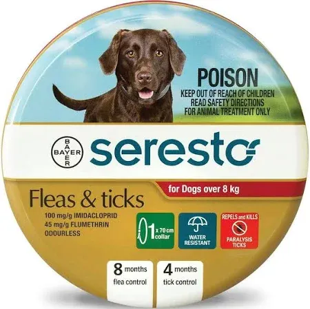 SERESTO Flea &amp; Tick Collar over 8kg