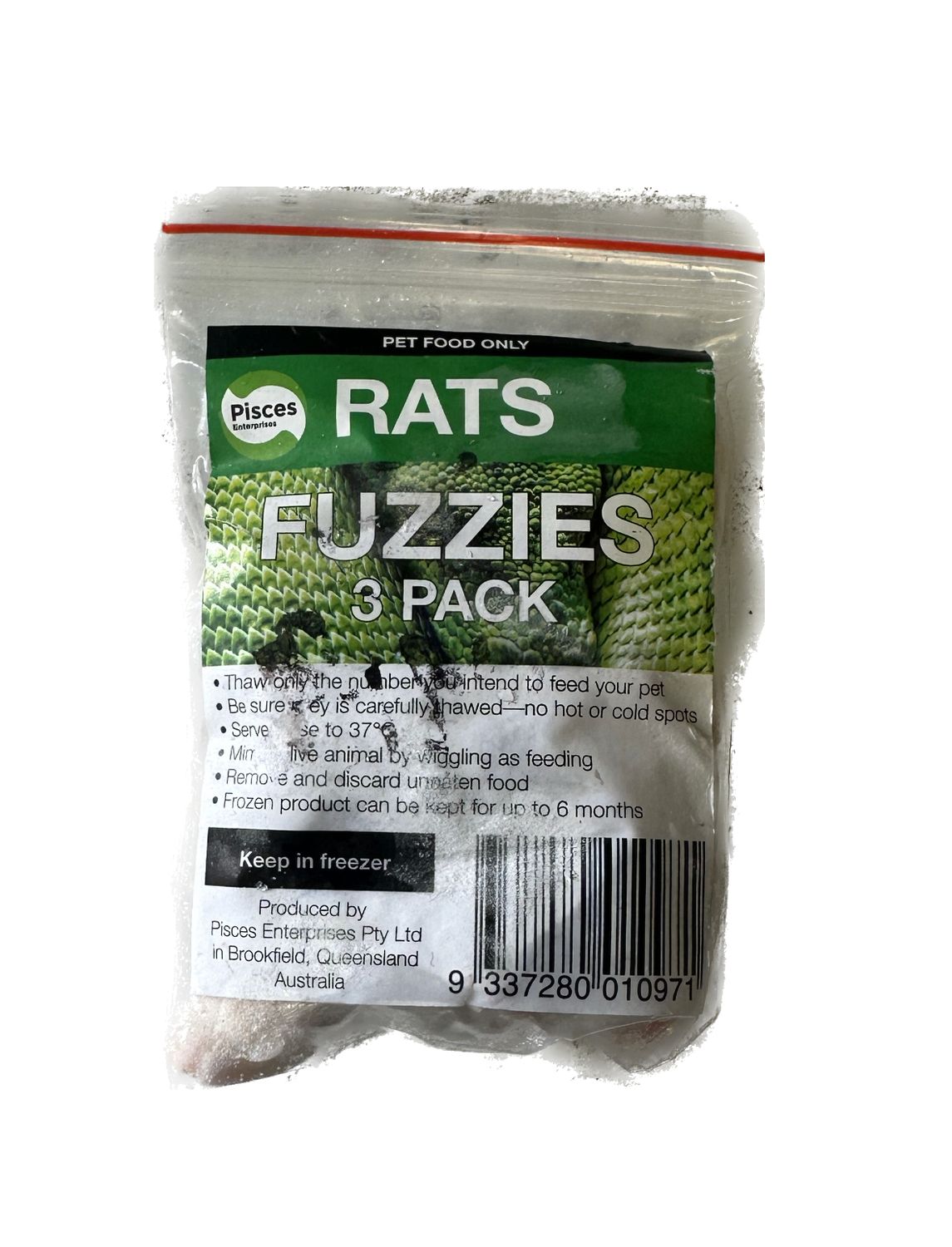 PISCES -  Rat Fuzzie 3pack