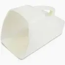 BB Enclosed White Feed Scoop
