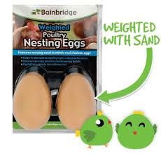 BB Nesting Eggs Poultry - Weighted 2 pack