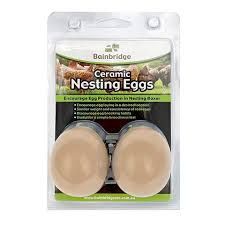 BB Nesting Eggs Poultry - Ceramic 2 pack