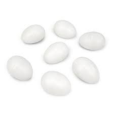 BB Plastic Poultry Nesting Eggs - Large