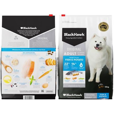 BLACKHAWK Adult Fish &amp; Potato - 10kg