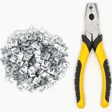 C Clip Cage Pliers With C Staples - Kit