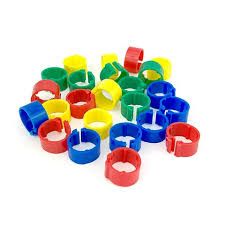 BB Leg Band Clip 8mm - 24 Pack