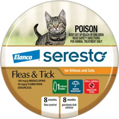 SERESTO - Flea &amp; Tick Collar - Cat/Kitten