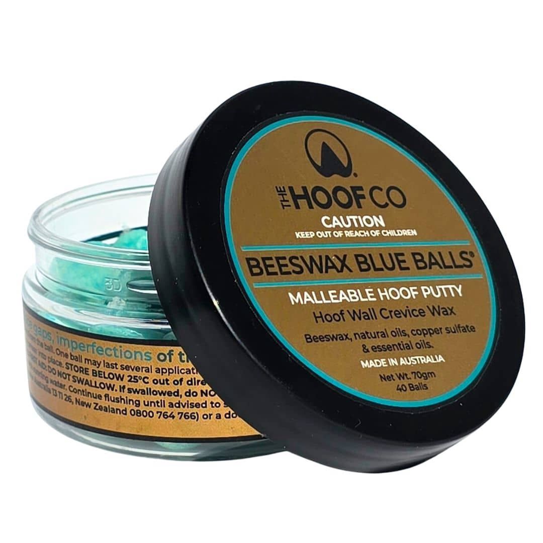 THE HOOF CO. Beeswax Blue Balls, size: 40 pack
