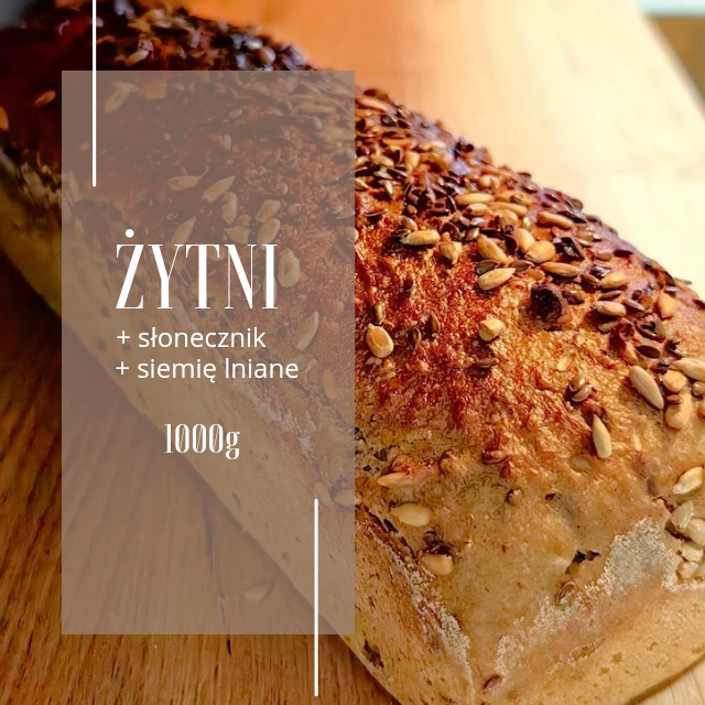 Chleb żytni z ziarnami