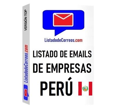 Listado de Emails de Empresas Perú