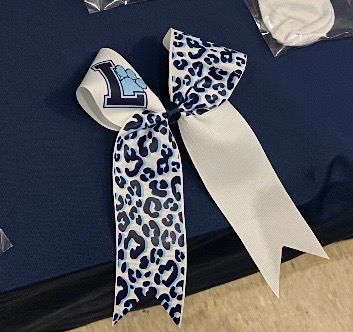 Leopard Print L Bow
