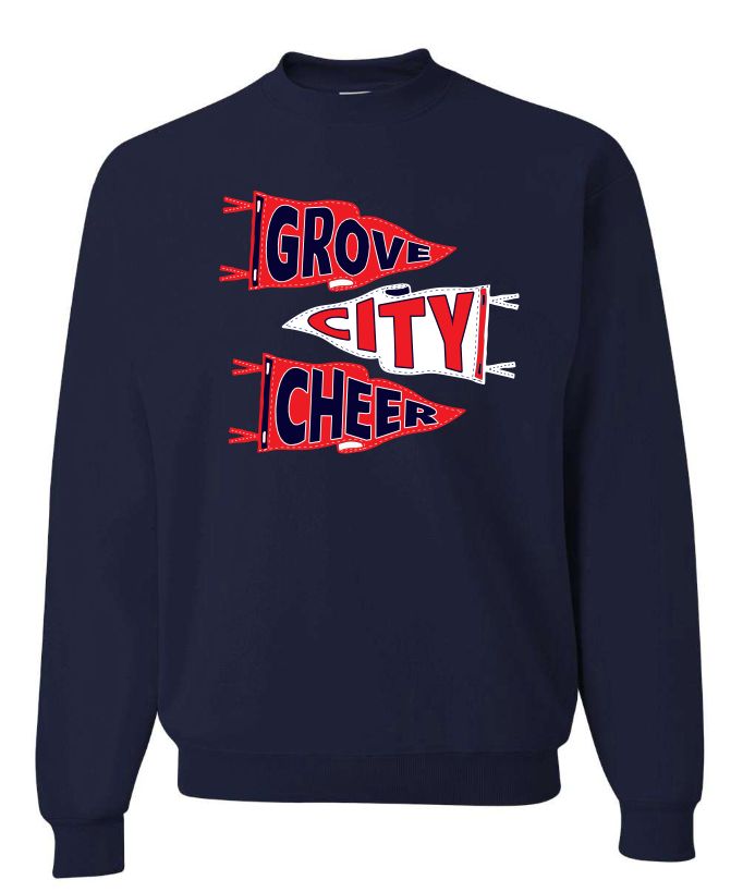 Grove City Cheer Pennant - No Sparkle