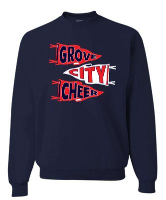 Grove City Cheer Pennant - No Sparkle