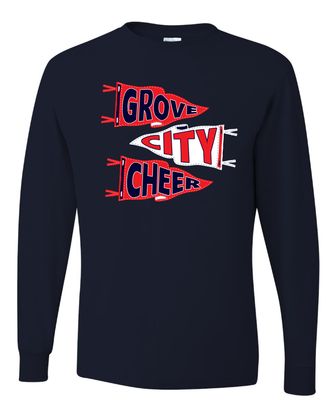Grove City Cheer Pennant - No Sparkle