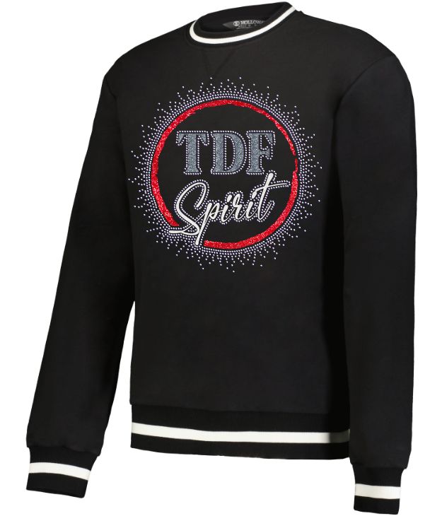 TDF Spirit Rhinestone Heritage Crewneck