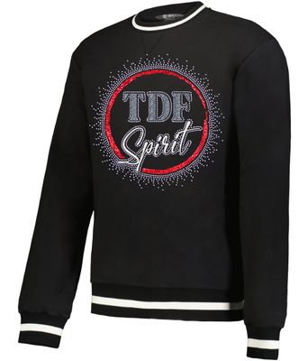 TDF Spirit Rhinestone Heritage Crewneck