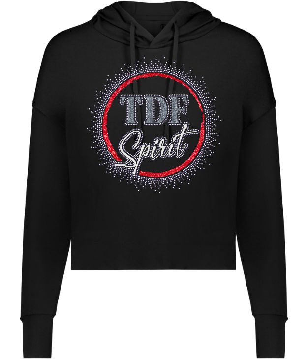 TDF Spirit Rhinestone Effortless Hoodie - Ladies &amp; Girls