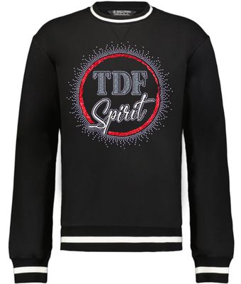 TDF Spirit Rhinestone Heritage Crewneck