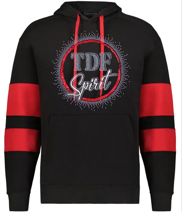 TDF Spirit Rhinestone Jackson Way Hoodie - Adult &amp; Youth