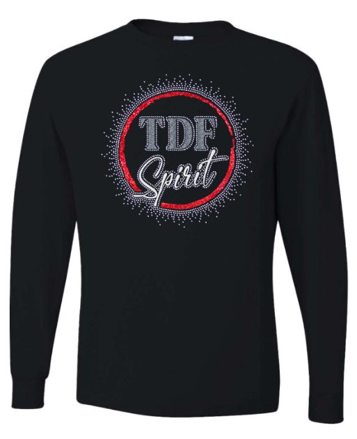 TDF Spirit Rhinestone Long Sleeve T-Shirt
