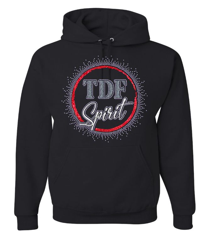 TDF Spirit Rhinestone Hoodie