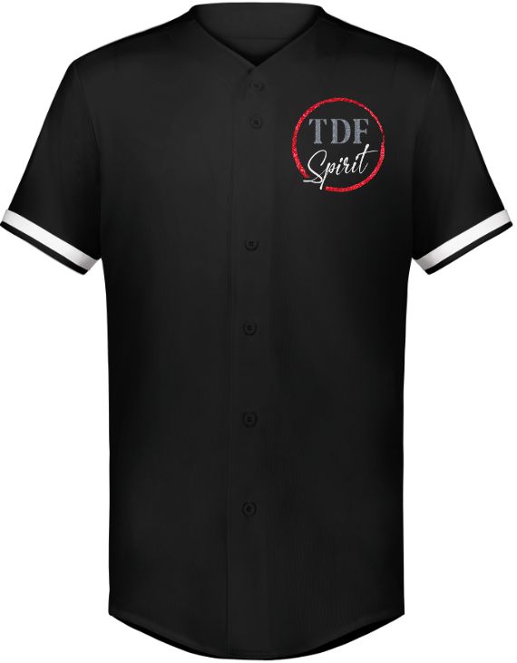 Unisex Rhinestone Baseball Jersey