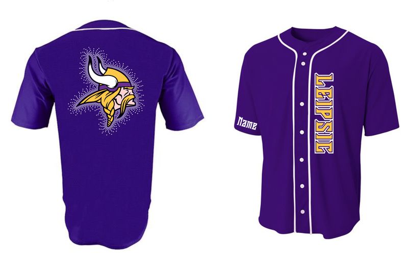 Leipsic Vikings Baseball Jersey